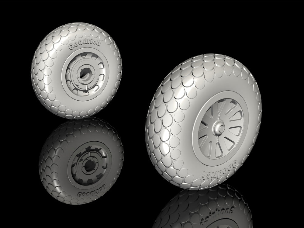 CMK/Czech Master Kits CMK5124 1:32 North-American P-51D Mustang Wheels