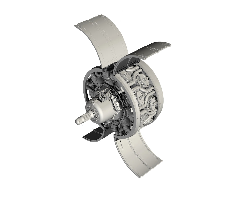 CMK CMK5129 1:32 Bristol Centaurus Engine for Hawker Tempest II