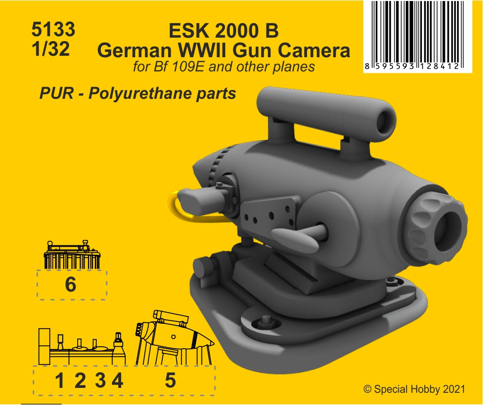 CMK/Czech Master Kits CMK5133 1:32 ESK 2000 B German WWII Gun Camera