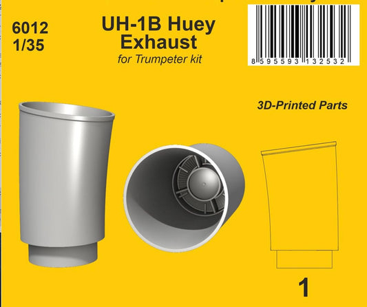 CMK/Czech Master Kits CMK6012 1:35 Bell UH-1B Huey 'Exhaust'