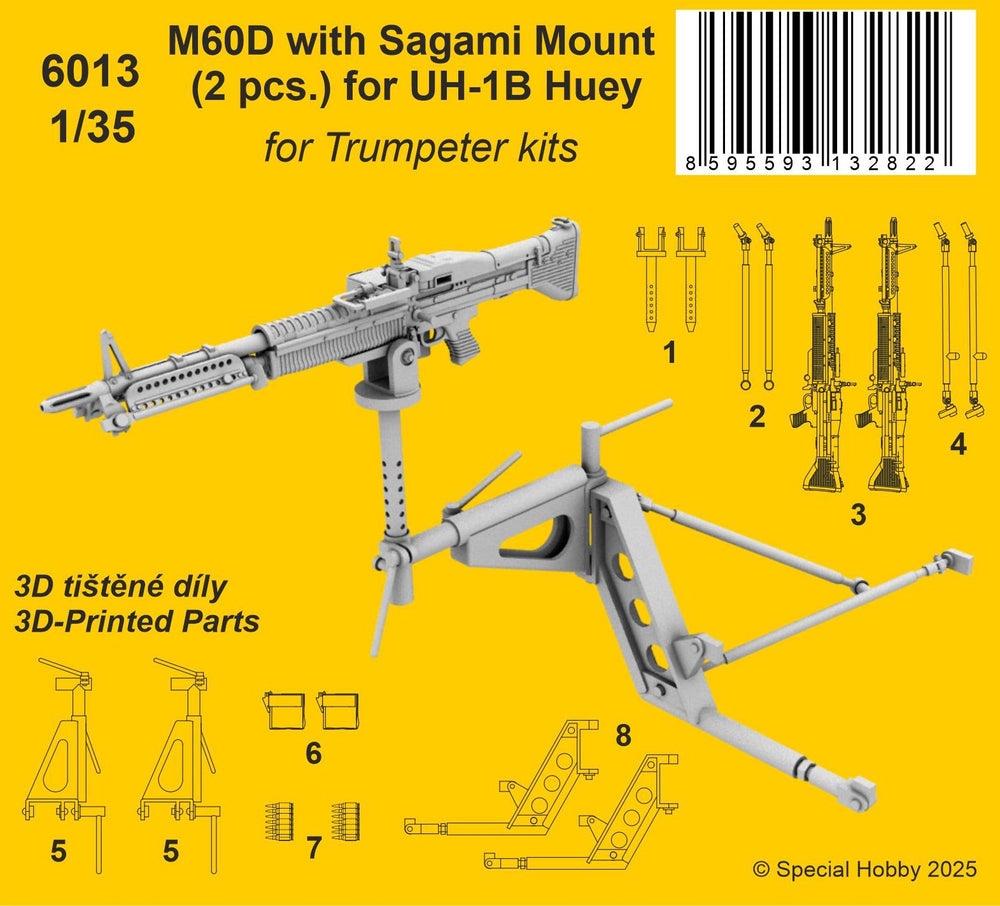 CMK/Czech Master Kits CMK6013 1:35 M60D with Sagami Mount