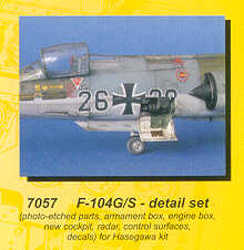 CMK/Czech Master Kits CMK7057 1:72 Lockheed F-104G/F-104S details