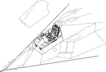 CMK/Czech Master Kits CMK7106 1:72 Lockheed F-117A interior set