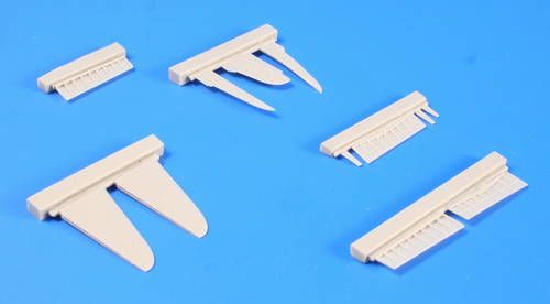 CMK/Czech Master Kits CMK7242 1:72 Mitsubishi A6M5c Zero control surfaces set