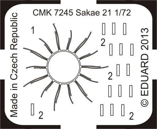 CMK/Czech Master Kits CMK7245 1:72 Nakajima Sakae model 21 WWII Japanese engine