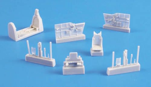 CMK/Czech Master Kits CMK7298 1:72 Curtiss P-40B/P-40C-Interior set