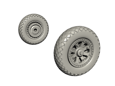 CMK/Czech Master Kits CMK7369 Curtiss SB2C-3/SB2C-4 Helldiver-1:72 Mainwheels