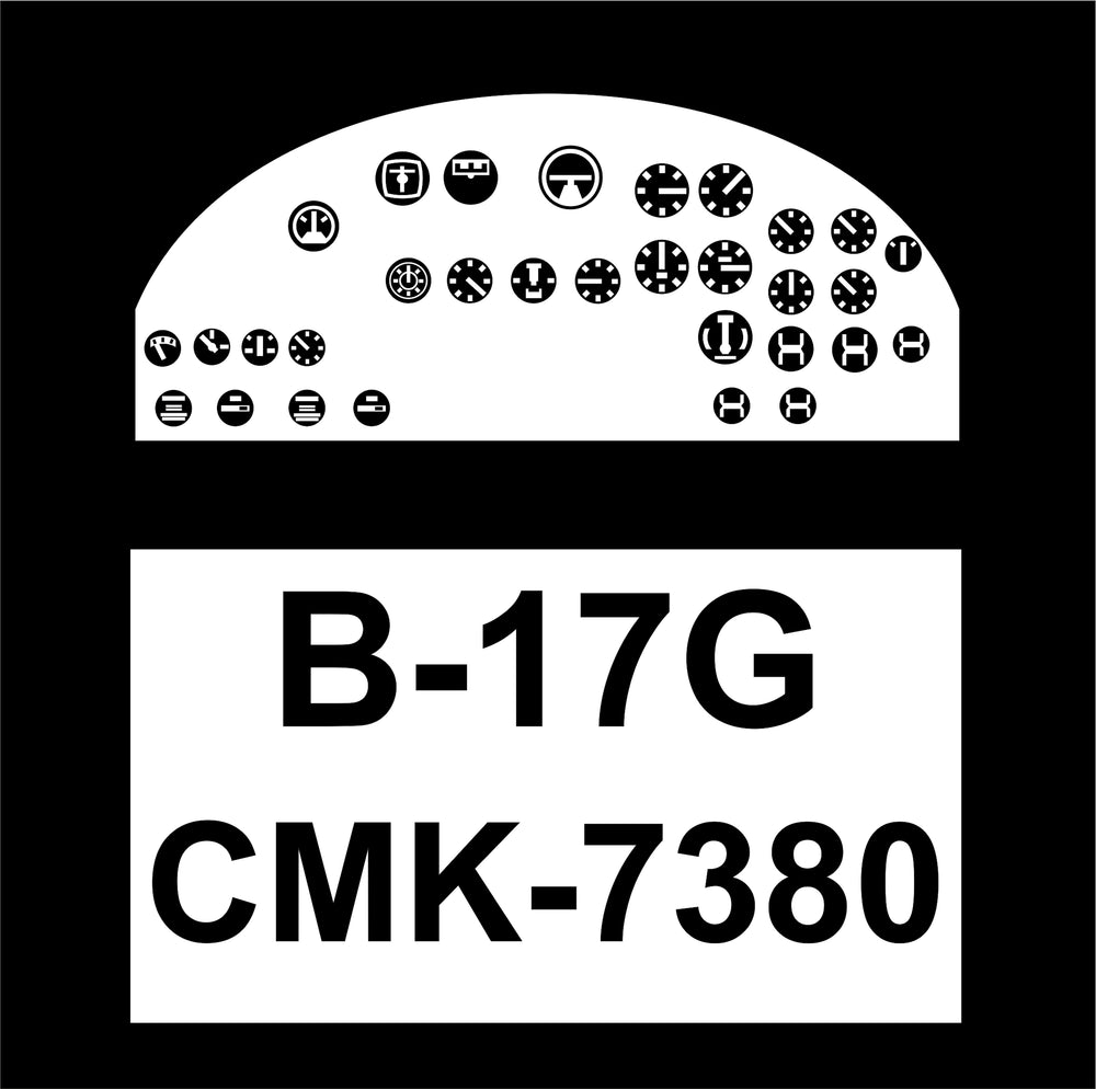 CMK CMK7380 Boeing B-17G Flying Fortress Cockpit Set 1:72