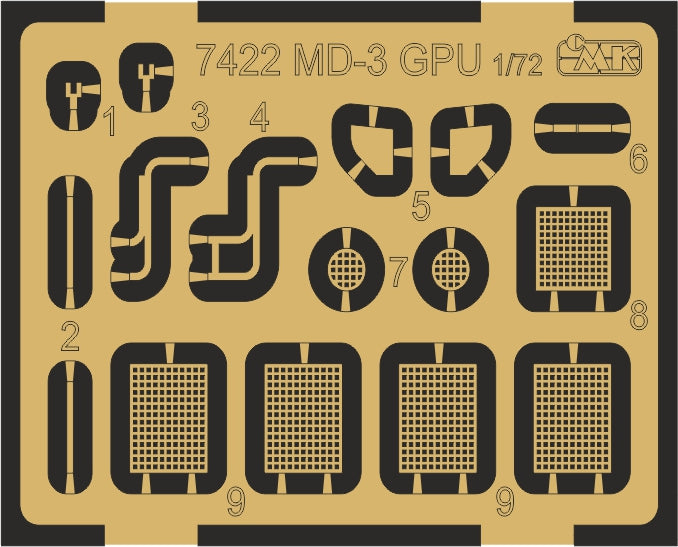 CMK CMK7422 MD-3 Ground Power Unit GPU 1:72