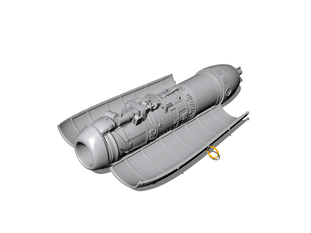 CMK/Czech Master Kits CMK7443 1:72 Heinkel He-162A Engine