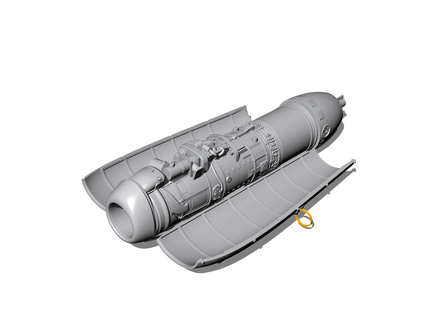 CMK/Czech Master Kits CMK7443 1:72 Heinkel He-162A Engine