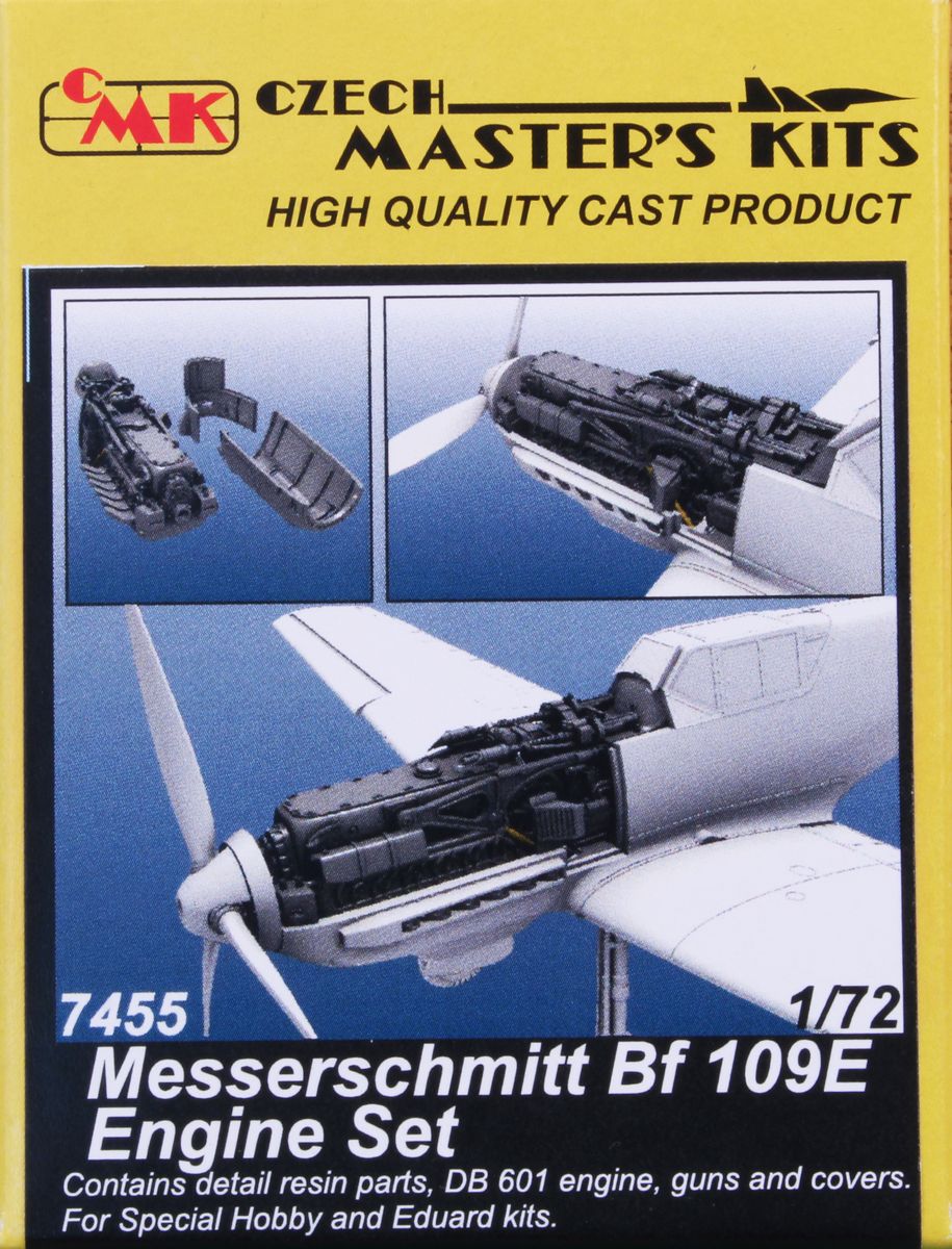 CMK CMK7455 1:72 Messerschmitt Bf-109E DB-601 Engine Set