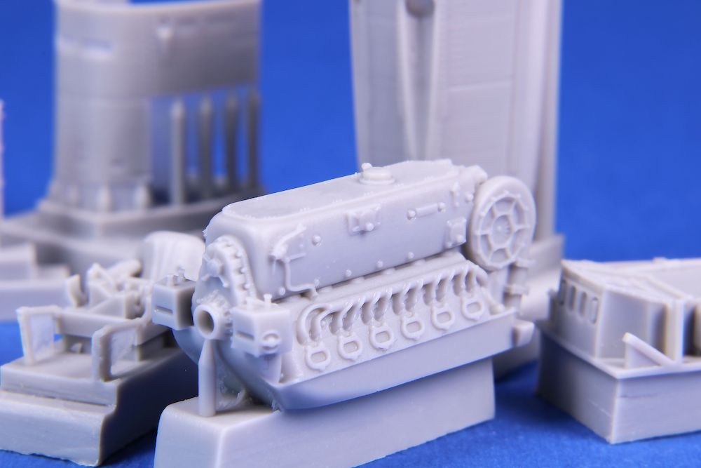 CMK CMK7455 1:72 Messerschmitt Bf-109E DB-601 Engine Set