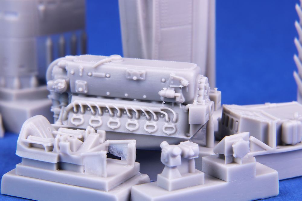 CMK CMK7455 1:72 Messerschmitt Bf-109E DB-601 Engine Set
