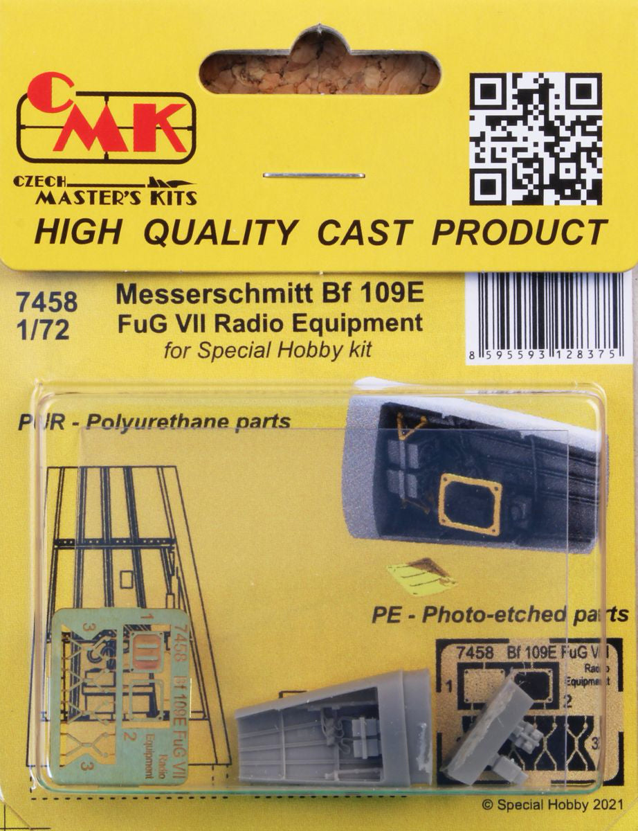 CMK CMK7458 1:72 Messerschmitt Bf-109E FuG VII Radio Equipment