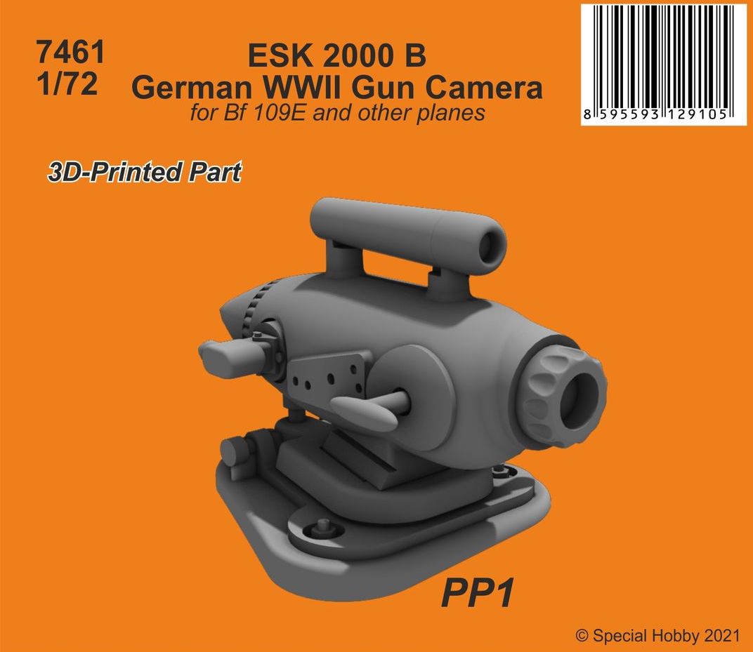 CMK CMK7461 1:72 ESK 2000 B German WWII Gun Camera