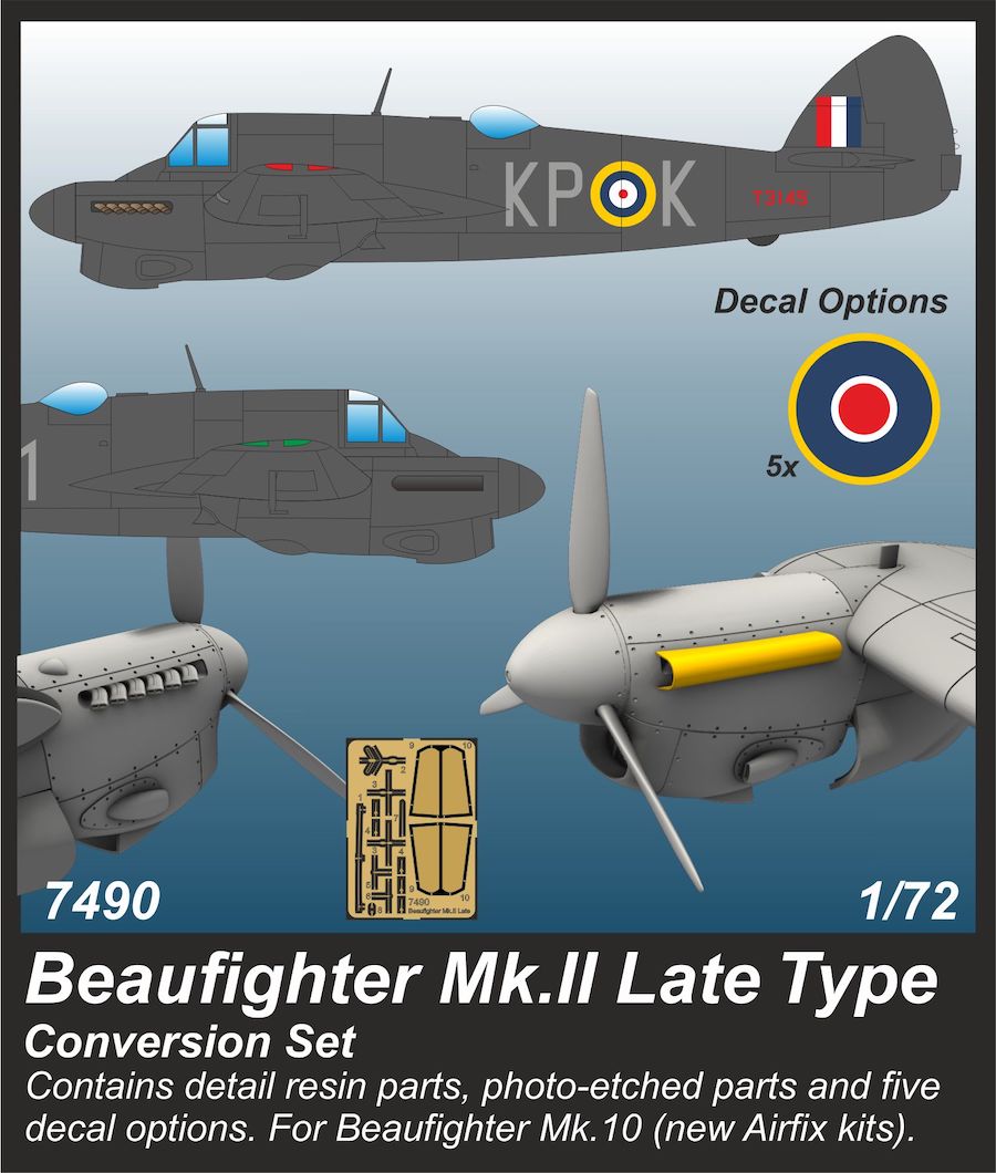 CMK CMK7490 1:72 Bristol Beaufighter Mk.II (Late) Conversion