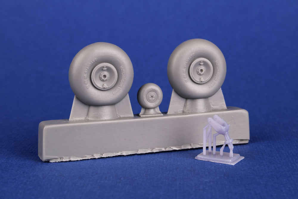 CMK CMK7518 1:72 Bloch MB.210 Mainwheels and Tailwheel with Leg