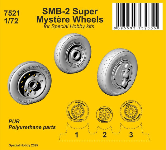 CMK/Czech Master Kits CMK7521 1:72 Dassault SMB-2 Super Mystere Wheels