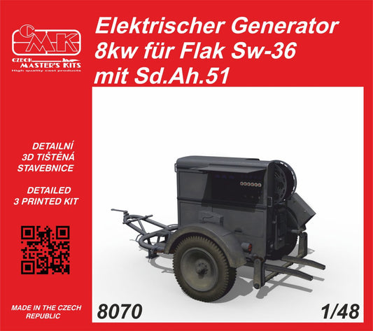 CMK CMK8070 1:48 8kw Electric Generator for Flak Sw-36