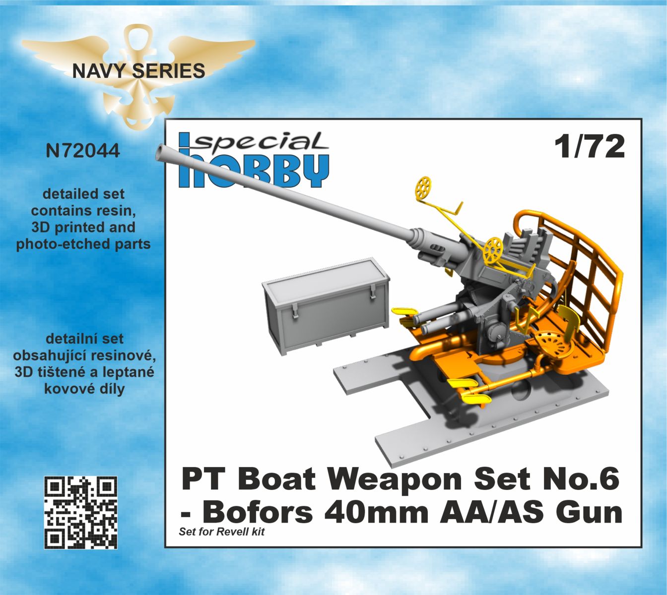 CMK/Czech Master Kits CMKN72044 1:72 PT Boat Weapon Set No.6