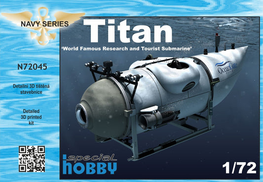 CMK CMKN72045 1:72 Titan Research & Tourist Submersible