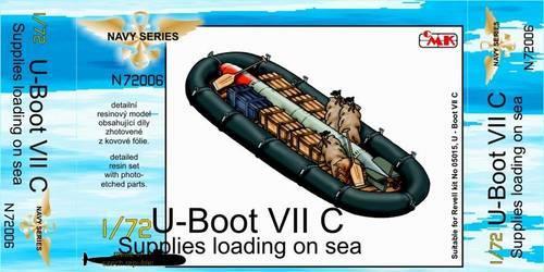 CMK/Czech Master Kits CMKN72006 1:72 Type VIIc U-Boat Supplies loading on sea
