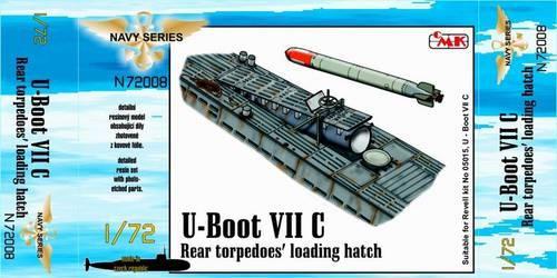 CMK CMKN72008 1:72 Type VIIc U-Boat Rear torpedoes loading hatch