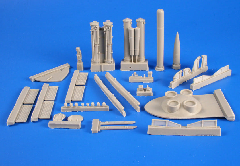 CMK/Czech Master Kits CMKN72011 1:72 Type IXC front torpedo section