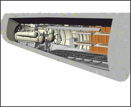 CMK CMKN72012 1:72 Type IXC Rear Torpedo Section & Crew Bunks