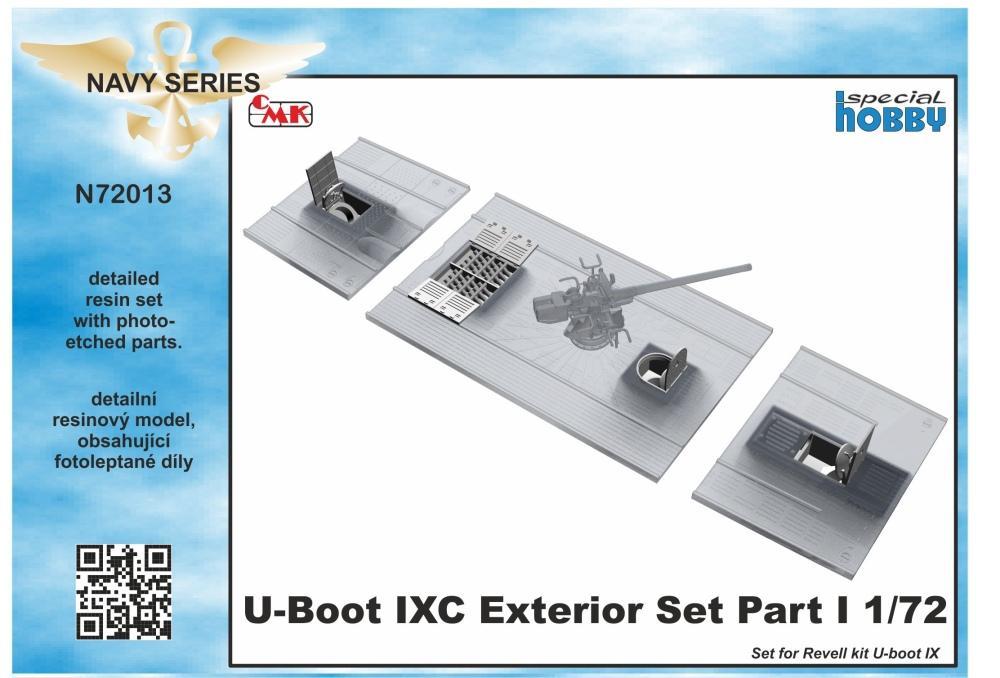 CMK CMKN72013 1:72 Type IXC Exterior Detail Set Part 1