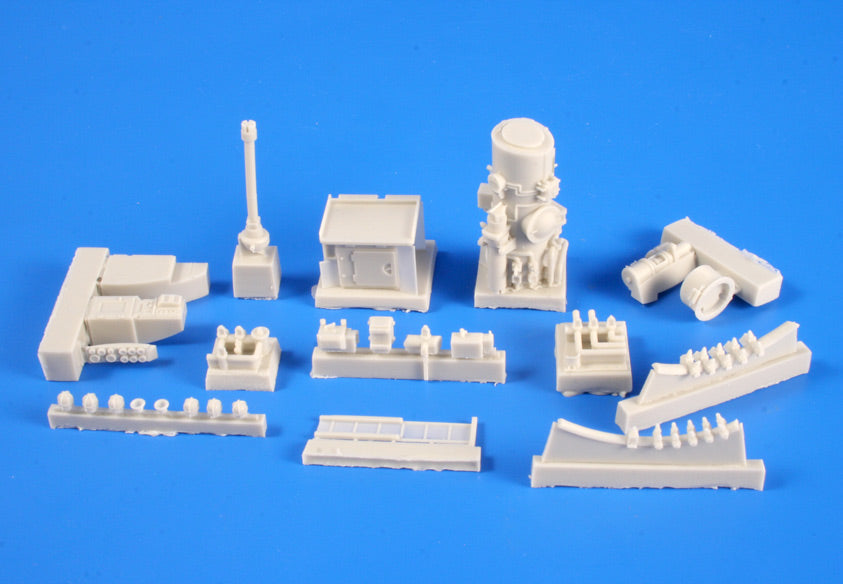 CMK/Czech Master Kits CMKN72014 1:72 Type IXC command section and control room