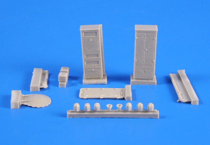 CMK/Czech Master Kits CMKN72015 1:72 Type IXC front crew quarters