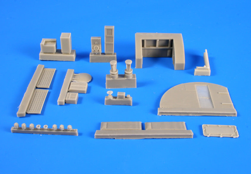 CMK/Czech Master Kits CMKN72016 1:72 Type IXC captain and officers ward room