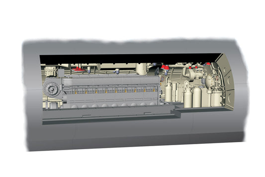 CMK CMKN72017 1:72 Type IXC Engine Section for Revell