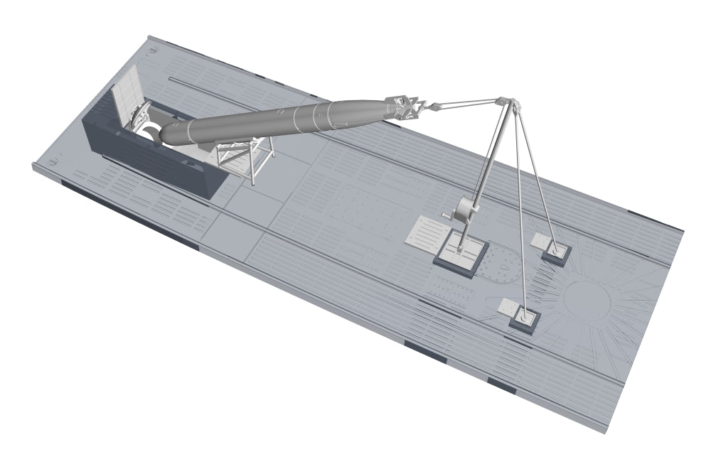 CMK CMKN72019 1:72 Type IXC Bow Torpedo with Winch & Cart