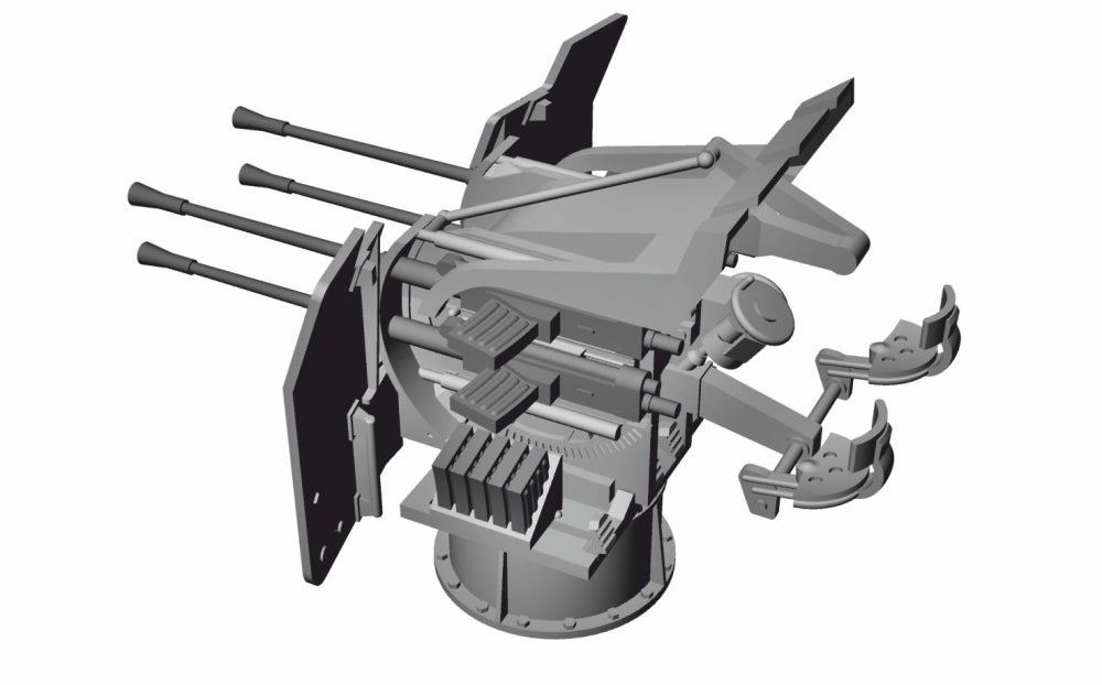 CMK/Czech Master Kits CMKN72023 1:72 Type IXC Flak Vierling 20mm