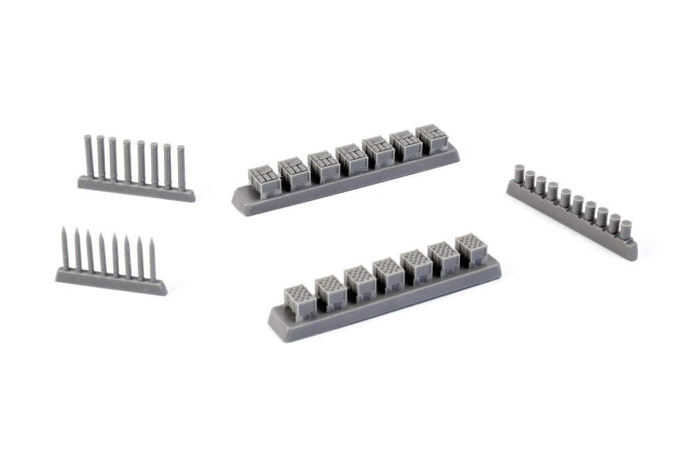 CMK/Czech Master Kits CMKN72028 1:72 Type VIII/IXC Ammo and Food Supplies,