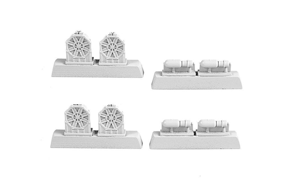 CMK CMKN72034 1:72 PT-109 Patrol Torpedo Boat Launch Tubes