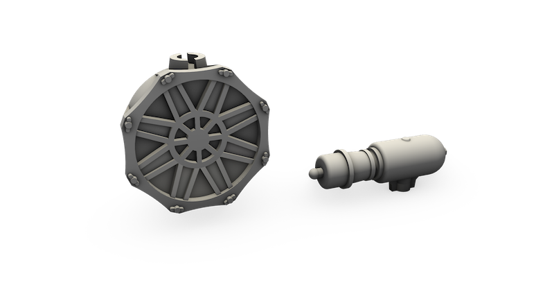 CMK CMKN72034 1:72 PT-109 Patrol Torpedo Boat Launch Tubes