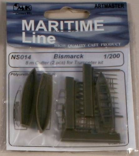 CMK CMKNS014 1:200 Bismarck German Battleship 1941 8m Cutter