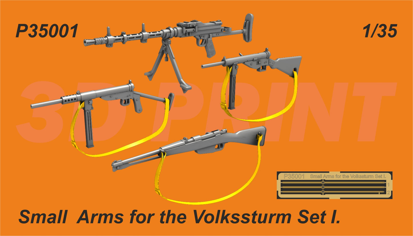CMK/Czech Master Kits 129-P35001 1:35 Small Arms for the Volkssturm Set I