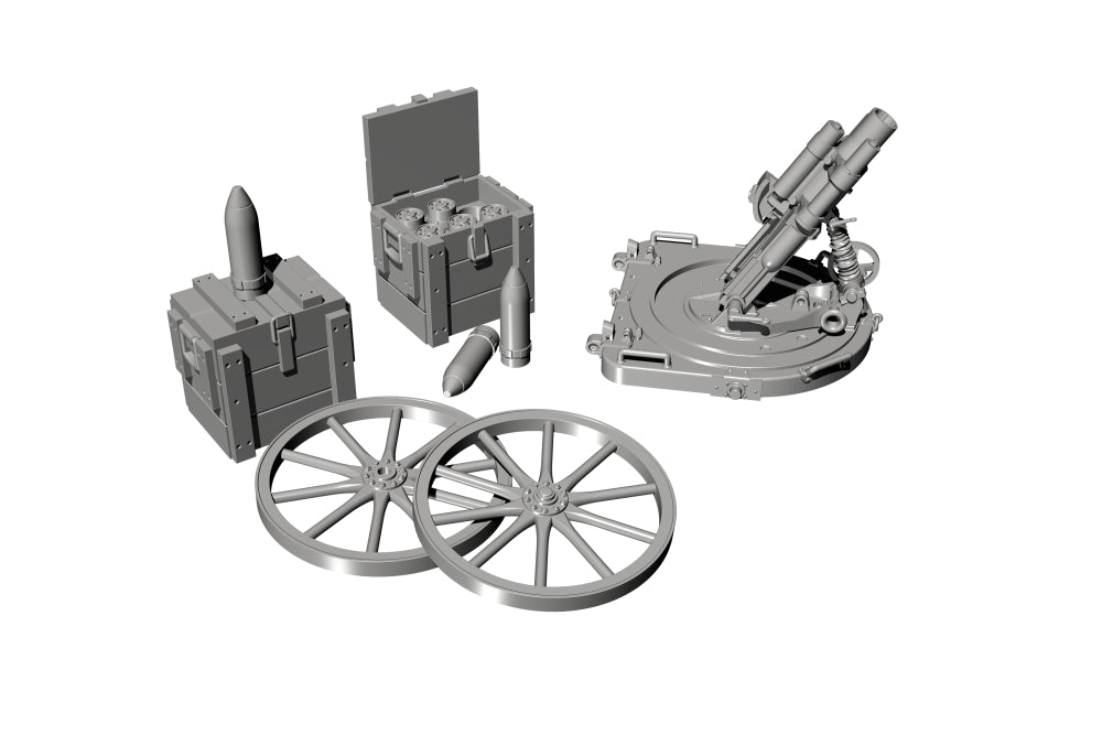 CMK CMKRA059 1:35 German WWI 7.58cm Leichter Minenwerfer n/A