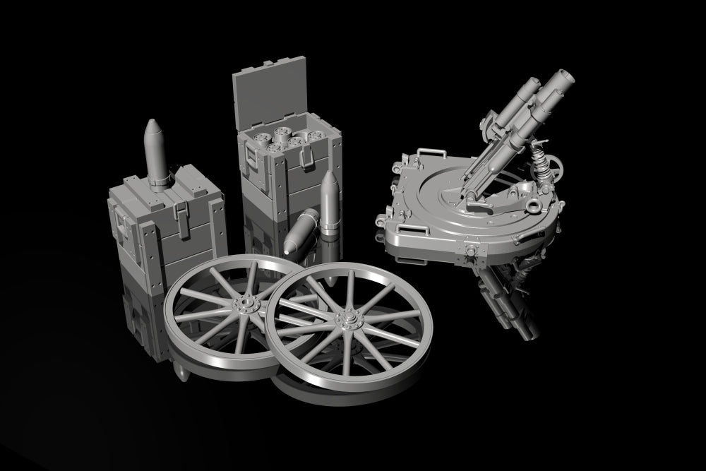 CMK CMKRA059 1:35 German WWI 7.58cm Leichter Minenwerfer n/A