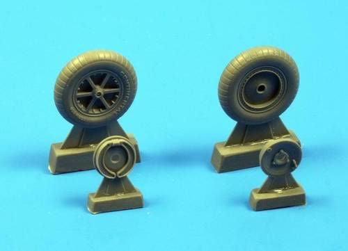 CMK/Czech Master Kits CMQ32083 1:32 Messerschmitt Bf-109E Wheels