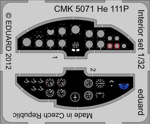CMK/Czech Master Kits CMQ32159 1:32 Heinkel He-111H-1/He-111P