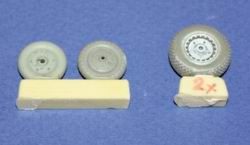 CMK/Czech Master Kits CMQ48015 1:48 Messerschmitt Me-262A/Me-262B wheels