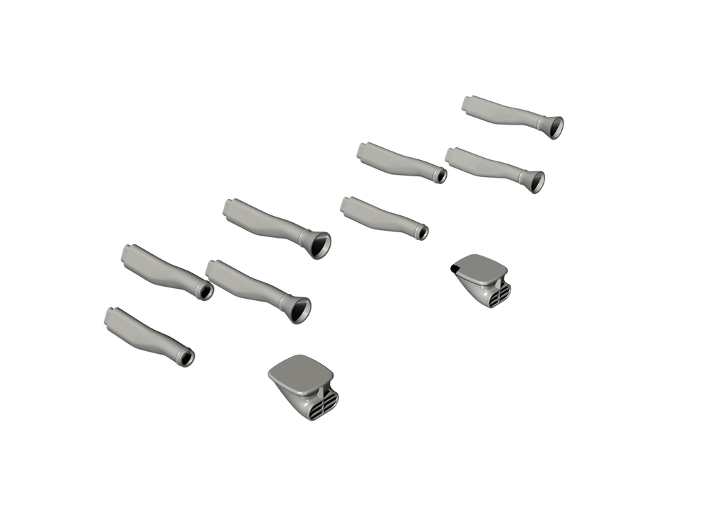 CMK/Czech Master Kits CMQ48341 1:48 Bristol Blenheim Mk.I engine intakes