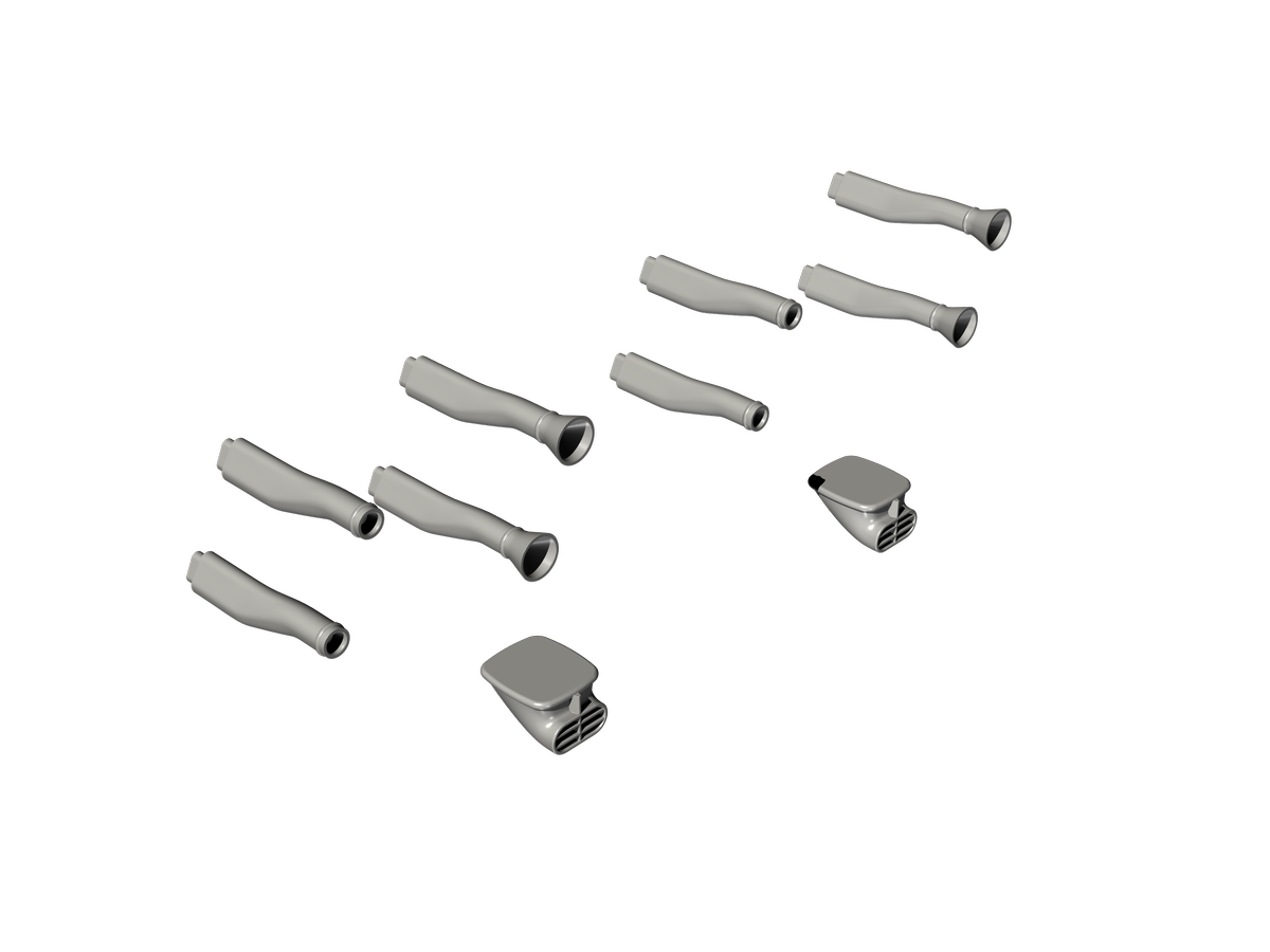 CMK/Czech Master Kits CMQ48341 1:48 Bristol Blenheim Mk.I engine intakes