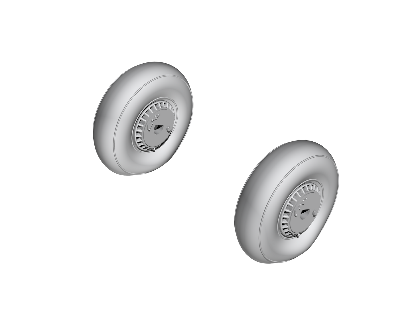 CMK/Czech Master Kits CMQ48364 1:48 Reggiane Re.2005 Main Wheels